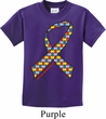 Autism Awareness Ribbon Kids Shirt