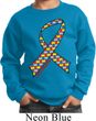 Autism Awareness Ribbon Kids Sweatshirt