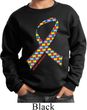 Autism Awareness Ribbon Kids Sweatshirt
