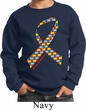 Autism Awareness Ribbon Kids Sweatshirt