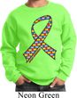 Autism Awareness Ribbon Kids Sweatshirt