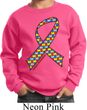 Autism Awareness Ribbon Kids Sweatshirt