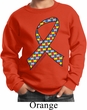Autism Awareness Ribbon Kids Sweatshirt