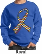 Autism Awareness Ribbon Kids Sweatshirt