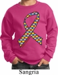 Autism Awareness Ribbon Kids Sweatshirt