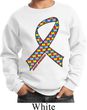Autism Awareness Ribbon Kids Sweatshirt