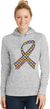 Autism Awareness Ribbon Ladies Dry Wicking Hoodie