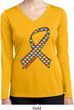 Autism Awareness Ribbon Ladies Dry Wicking Long Sleeve Shirt