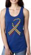 Autism Awareness Ribbon Ladies Ideal Tank Top