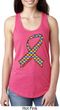 Autism Awareness Ribbon Ladies Ideal Tank Top