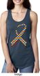 Autism Awareness Ribbon Ladies Ideal Tank Top