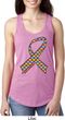 Autism Awareness Ribbon Ladies Ideal Tank Top