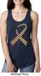 Autism Awareness Ribbon Ladies Ideal Tank Top
