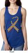 Autism Awareness Ribbon Ladies Ideal Tank Top