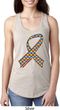 Autism Awareness Ribbon Ladies Ideal Tank Top
