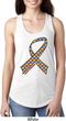 Autism Awareness Ribbon Ladies Ideal Tank Top