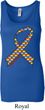 Autism Awareness Ribbon Ladies Longer Length Tank Top