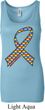 Autism Awareness Ribbon Ladies Longer Length Tank Top