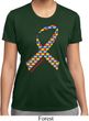 Autism Awareness Ribbon Ladies Moisture Wicking Shirt