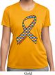 Autism Awareness Ribbon Ladies Moisture Wicking Shirt