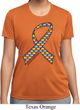 Autism Awareness Ribbon Ladies Moisture Wicking Shirt