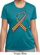 Autism Awareness Ribbon Ladies Moisture Wicking Shirt