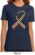 Autism Awareness Ribbon Ladies Organic Shirt