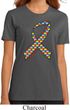 Autism Awareness Ribbon Ladies Organic Shirt
