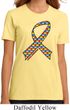 Autism Awareness Ribbon Ladies Organic Shirt