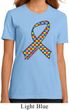 Autism Awareness Ribbon Ladies Organic Shirt