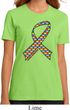 Autism Awareness Ribbon Ladies Organic Shirt