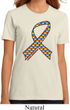 Autism Awareness Ribbon Ladies Organic Shirt
