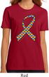 Autism Awareness Ribbon Ladies Organic Shirt
