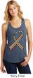 Autism Awareness Ribbon Ladies Racerback Tank Top