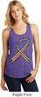 Autism Awareness Ribbon Ladies Racerback Tank Top
