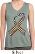 Autism Awareness Ribbon Ladies Sleeveless Moisture Wicking Shirt
