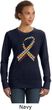 Autism Awareness Ribbon Ladies Sweatshirt