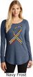 Autism Awareness Ribbon Ladies Tri Long Sleeve