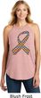 Autism Awareness Ribbon Ladies Tri Rocker Tank Top