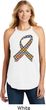 Autism Awareness Ribbon Ladies Tri Rocker Tank Top