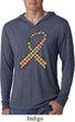 Autism Awareness Ribbon Lightweight Hoodie Shirt