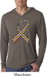 Autism Awareness Ribbon Lightweight Hoodie Shirt
