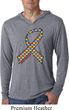 Autism Awareness Ribbon Lightweight Hoodie Shirt