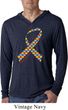 Autism Awareness Ribbon Lightweight Hoodie Shirt