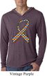Autism Awareness Ribbon Lightweight Hoodie Shirt