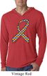 Autism Awareness Ribbon Lightweight Hoodie Shirt