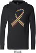 Autism Awareness Ribbon Lightweight Hoodie Tee