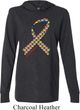 Autism Awareness Ribbon Lightweight Hoodie Tee