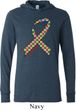 Autism Awareness Ribbon Lightweight Hoodie Tee