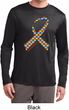 Autism Awareness Ribbon Mens Dry Wicking Long Sleeve Shirt